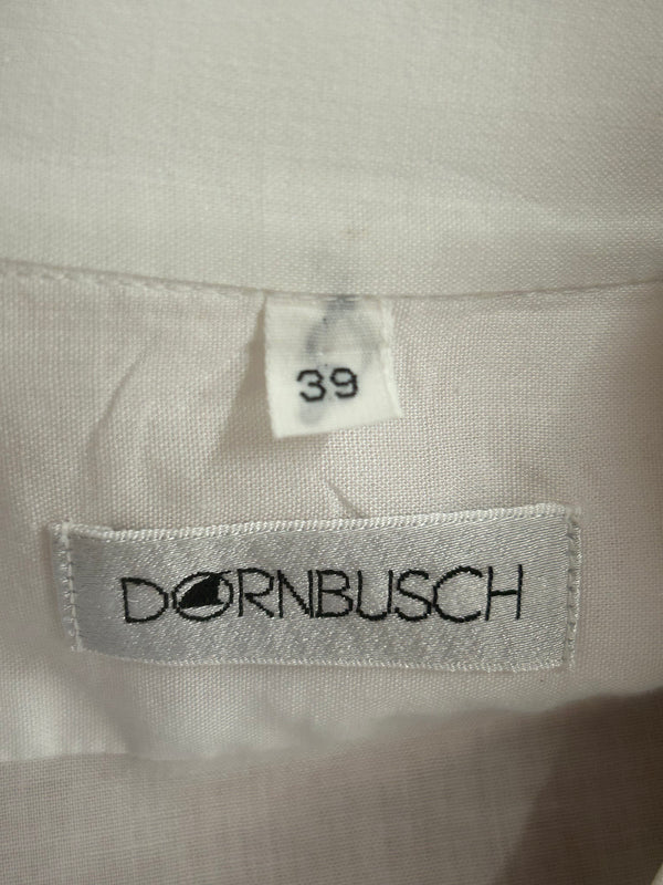 Vintage Smokinghemd mit Kläppchenkragen – Gr. 39