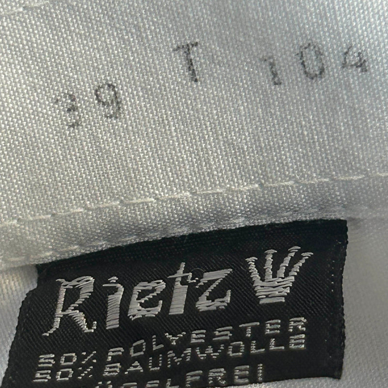 Weißes Smokinghemd Vintage Gr. 39