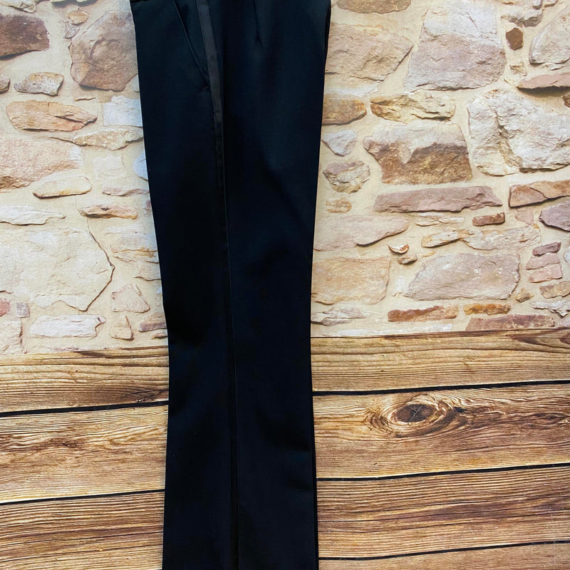 Vintage Smokinghose mit Weitem Schlag - 70er Jahre Gr.88, Schlank