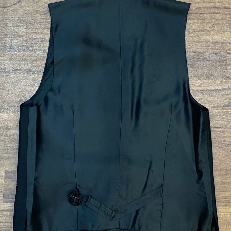 Schwarze Herren Weste Smokingweste Gr.46 Vintage
