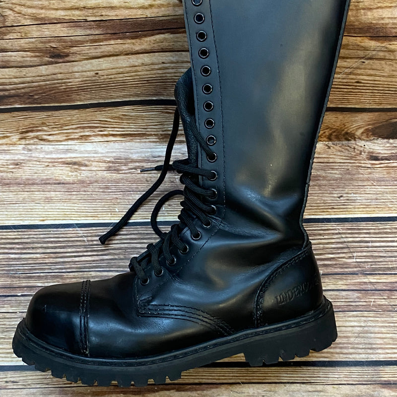 Vintage Stiefel von Undercover –  Gr.43 , schwarzes Leder