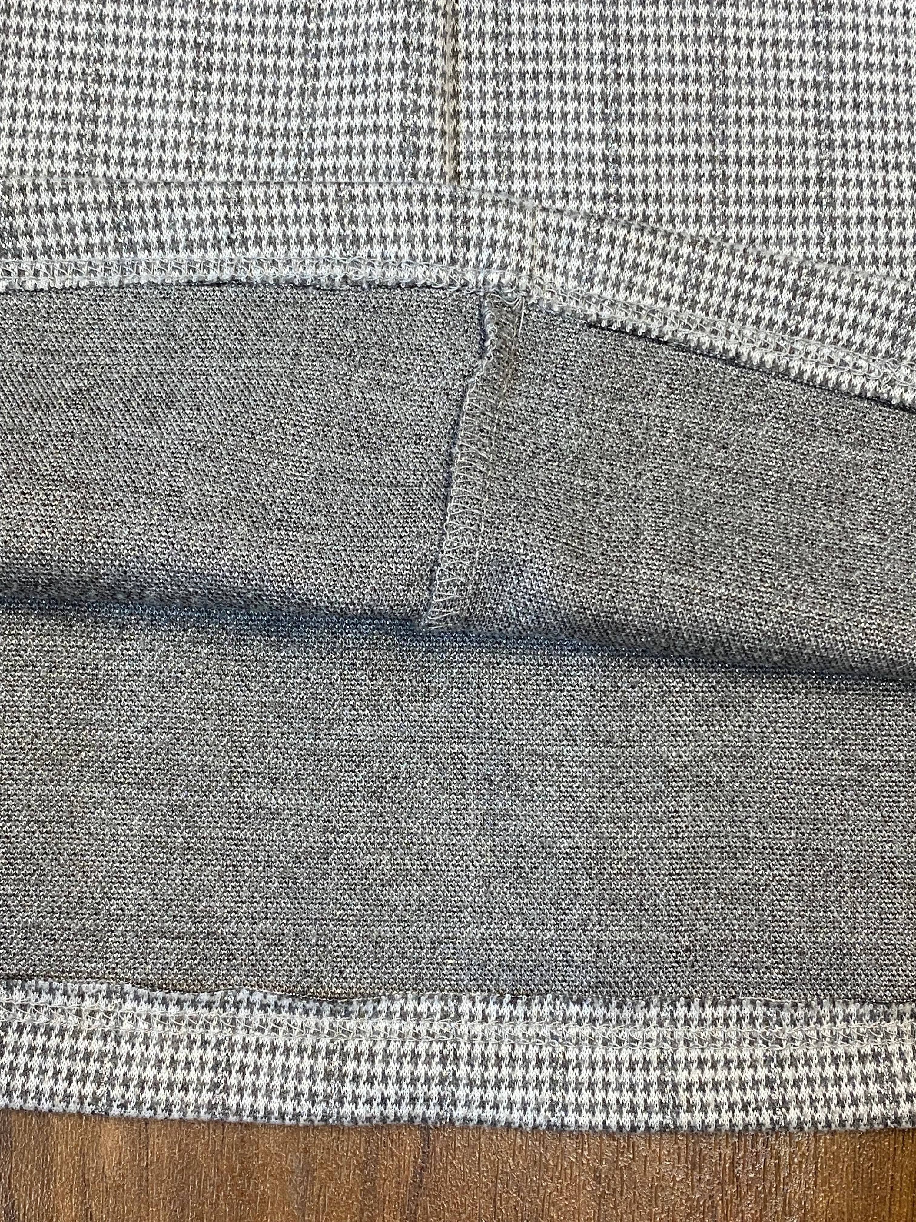 Swingkleid 60er Jahre Stil grau weiß Gr.44, Vintage