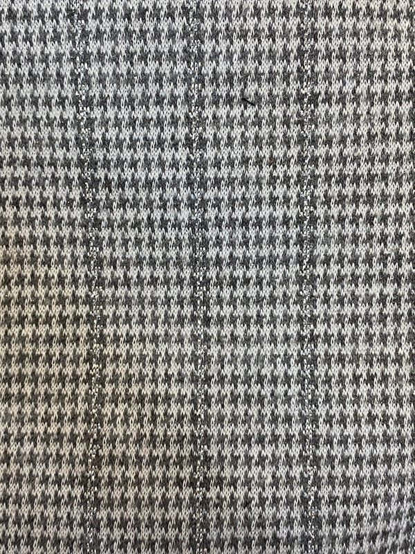 Swingkleid 60er Jahre Stil grau weiß Gr.44, Vintage