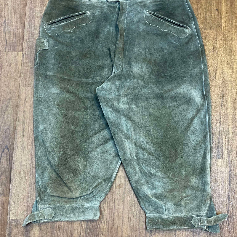 Vintage Trachten-Lederhose für Herren, ca. Größe 50