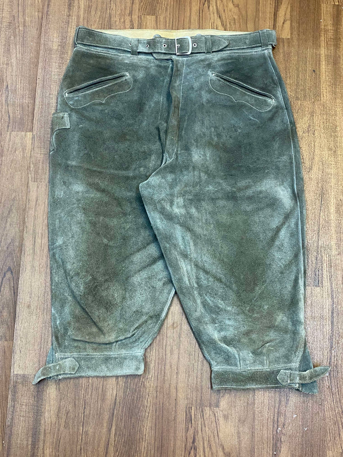 Vintage Trachten-Lederhose für Herren, ca. Größe 50