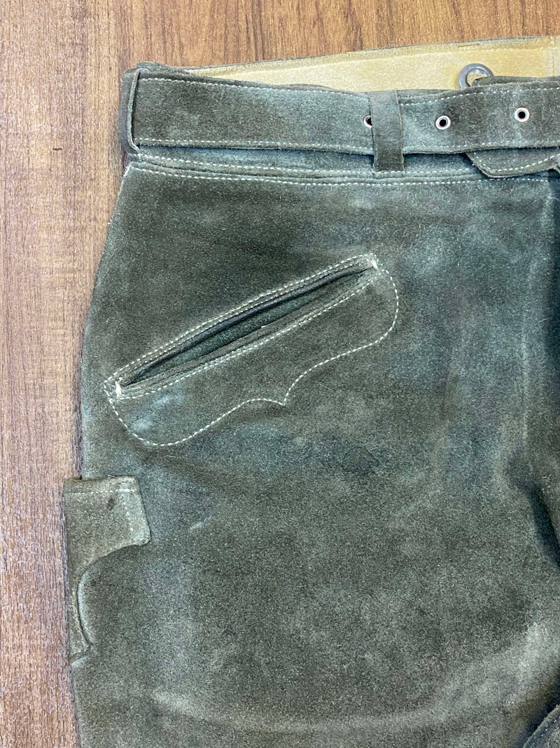Vintage Trachten-Lederhose für Herren, ca. Größe 50