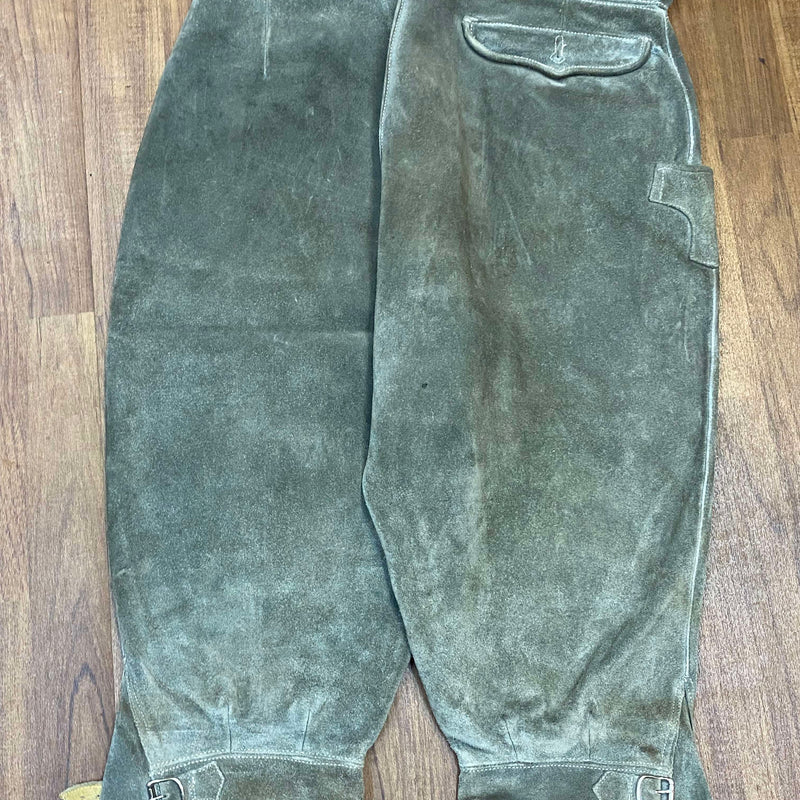 Vintage Trachten-Lederhose für Herren, ca. Größe 50
