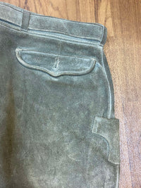 Vintage Trachten-Lederhose für Herren, ca. Größe 50