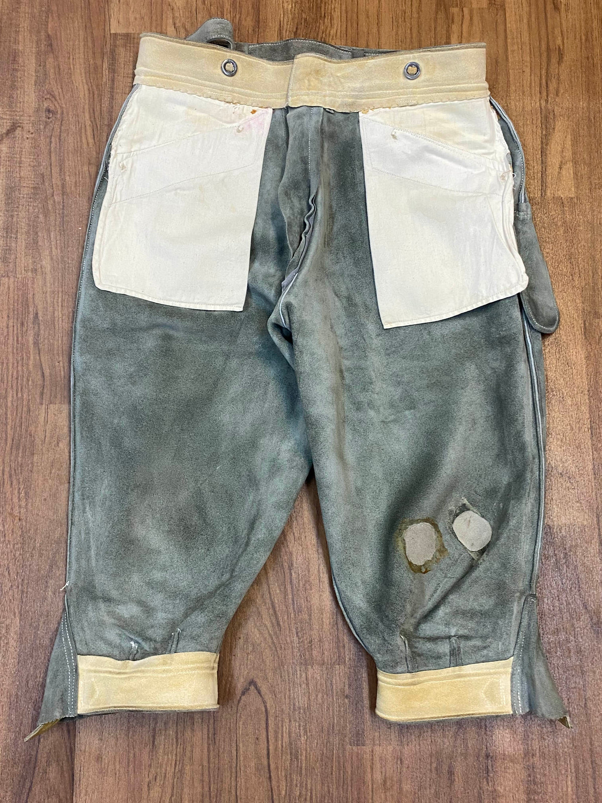 Vintage Trachten-Lederhose für Herren, ca. Größe 50