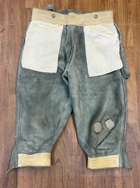 Vintage Trachten-Lederhose für Herren, ca. Größe 50