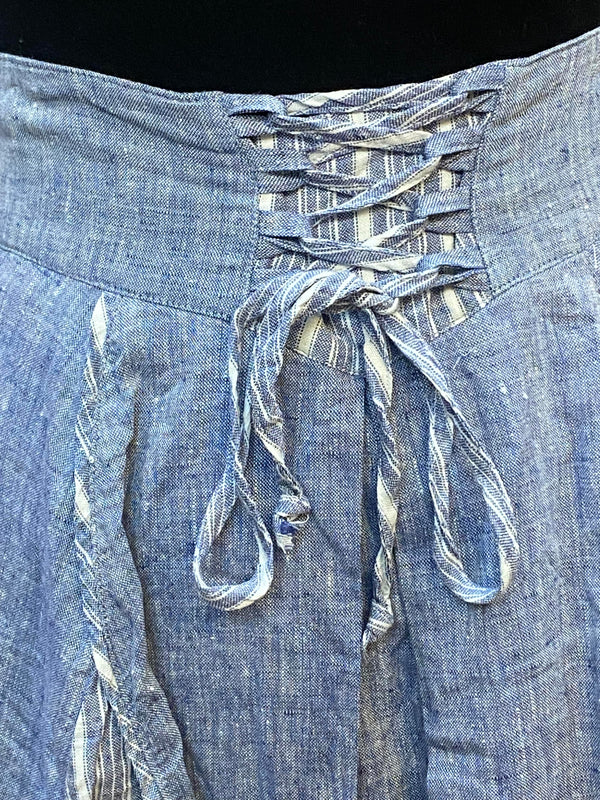 Vintage Trachtenrock mit Spitze und Rüschen