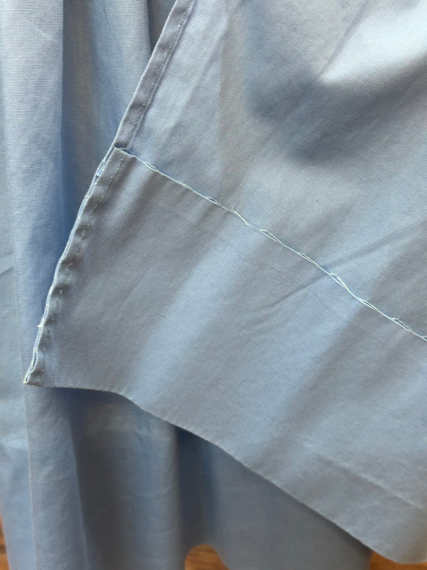 Vintage Schürze hellblau – 1970er