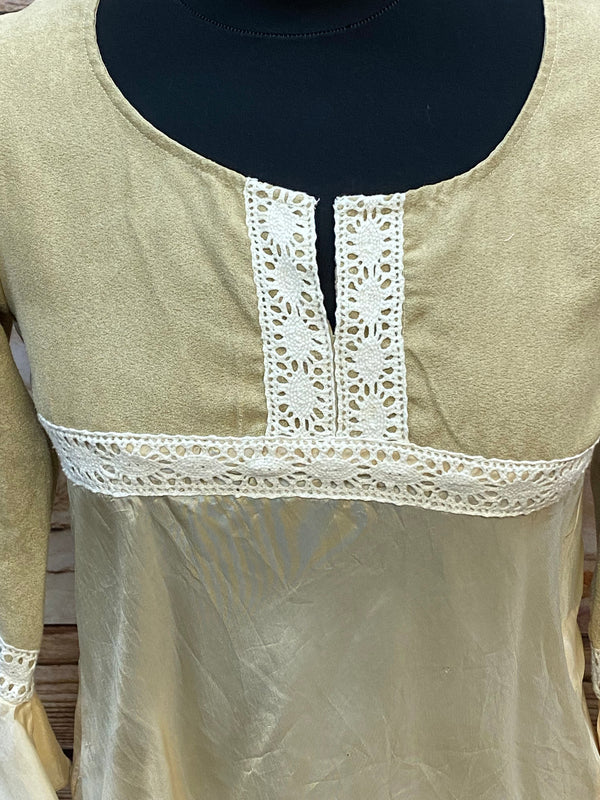 Vintage Trachtenoberteil in Creme Gr.34