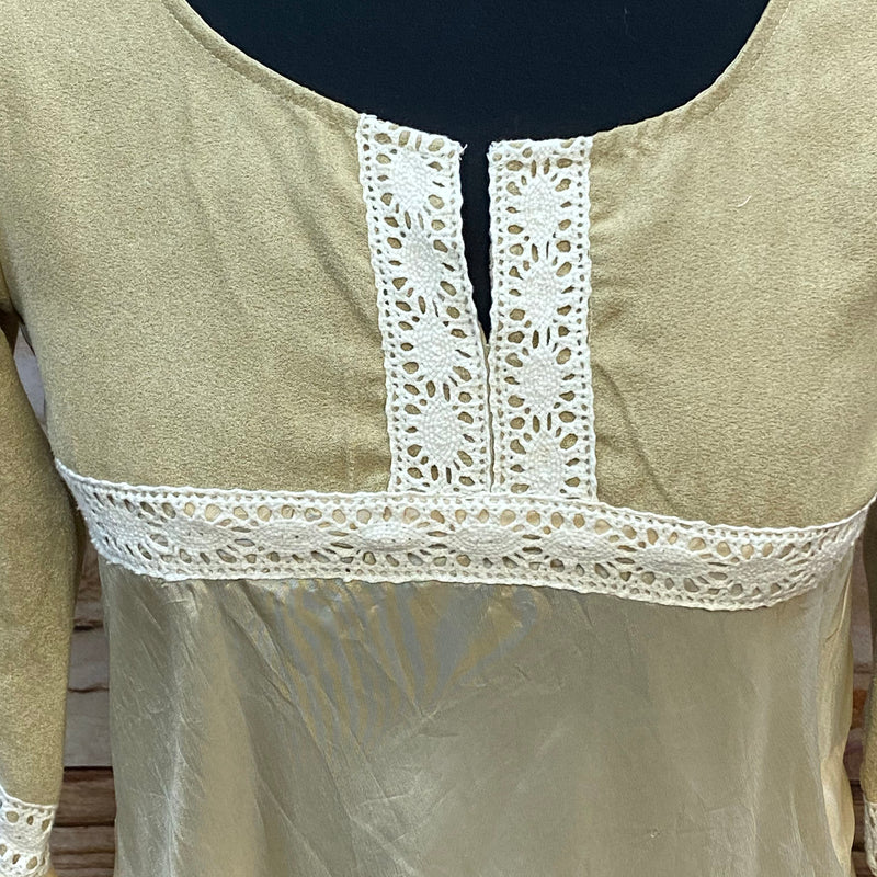 Vintage Trachtenoberteil in Creme Gr.34