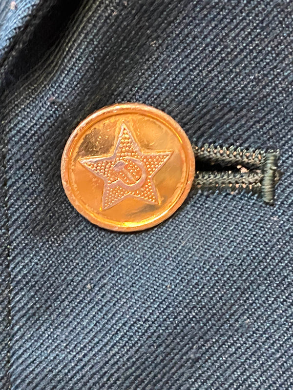 Vintage Uniformjacke Blau – Gr. 50