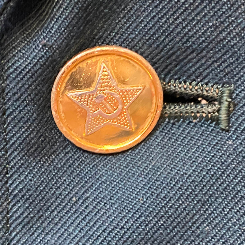 Vintage Uniformjacke Blau – Gr. 50