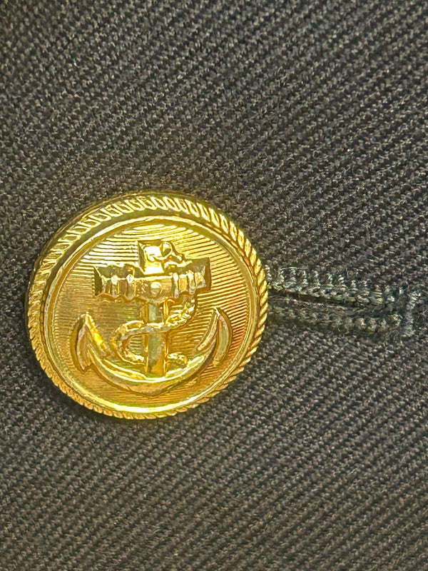 Vintage Marine-Uniformjacke – Größe 28