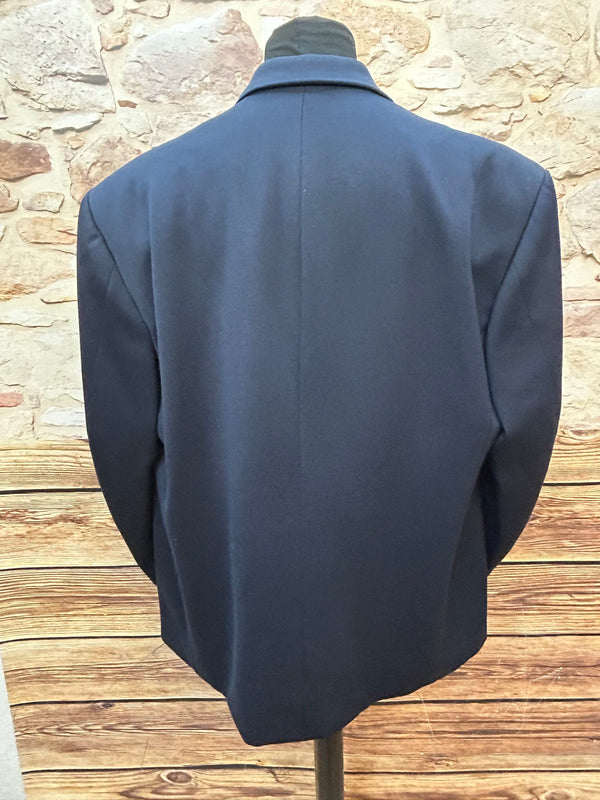 Marine-Offiziersjacke aus Schurwolle – Größe ca. 62