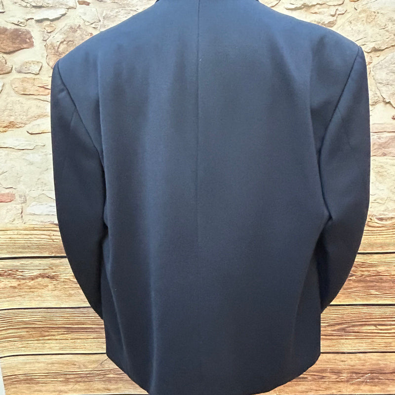 Marine-Offiziersjacke aus Schurwolle – Größe ca. 62