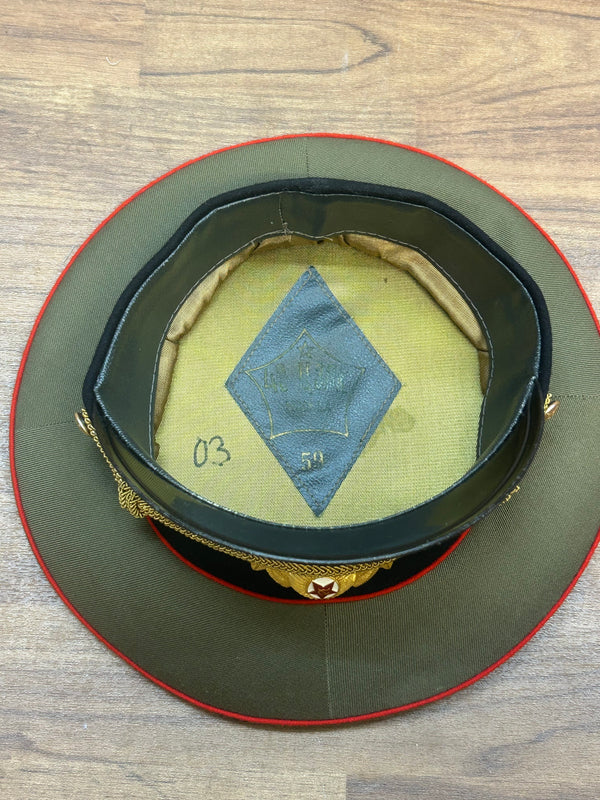 Vintage Sowjet Offiziersmütze – Größe 59