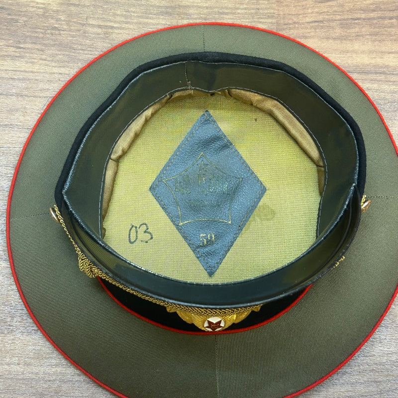 Vintage Sowjet Offiziersmütze – Größe 59