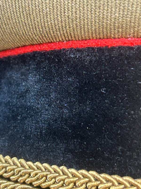 Original Sowjetische Offiziers-Schirmmütze – Größe 59