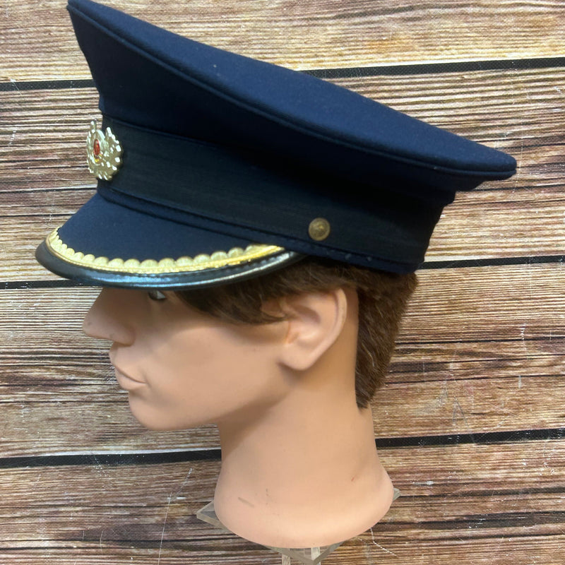Schirmmütze NVA Offizier Blau Größe 58