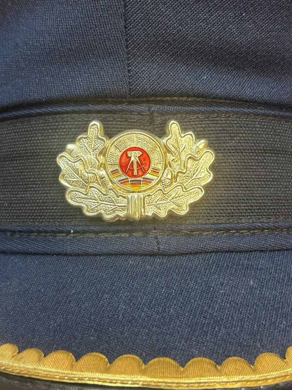 Schirmmütze NVA Offizier Blau Größe 58