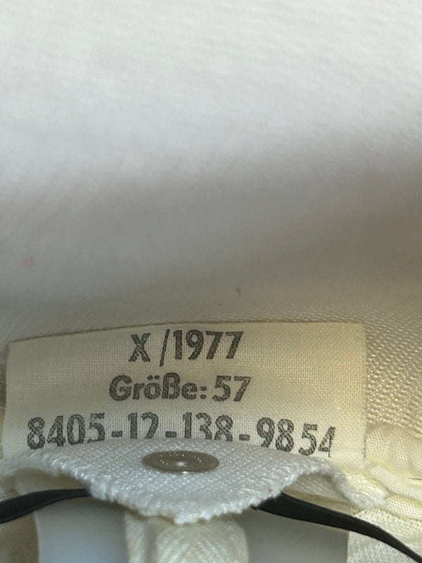 Kriegsmarine Tellermütze Weiß Größe 57 (1977)