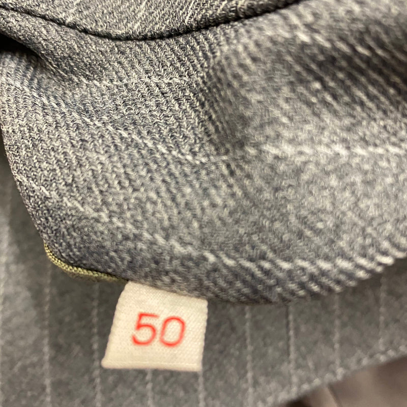 Vintage Weste Nadelstreifen Dunkelgrau, Gr. 48 (Sale)