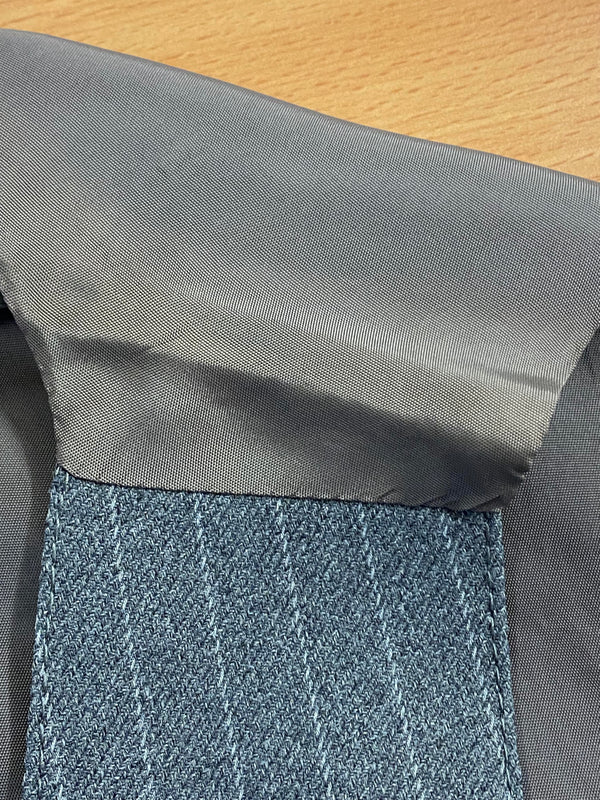 Vintage Weste Nadelstreifen Dunkelgrau, Gr. 48 (Sale)