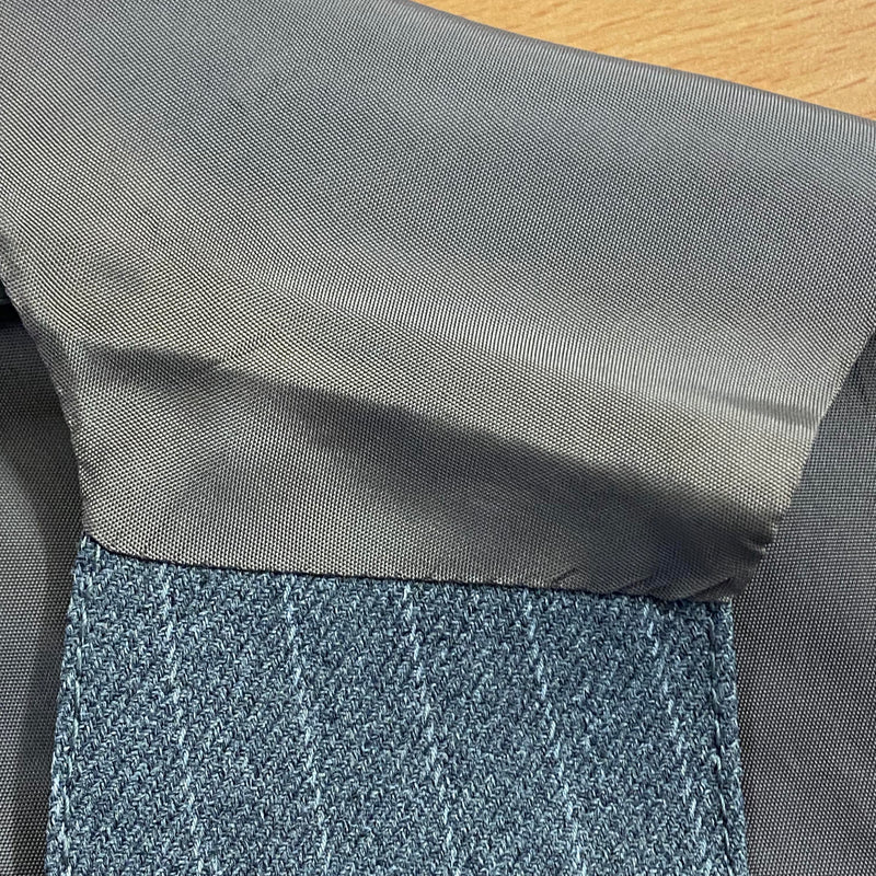 Vintage Weste Nadelstreifen Dunkelgrau, Gr. 48 (Sale)