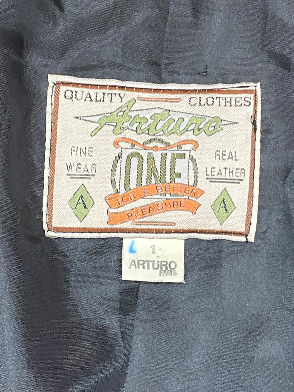 Herren Lederweste Wildlederweste Vintage