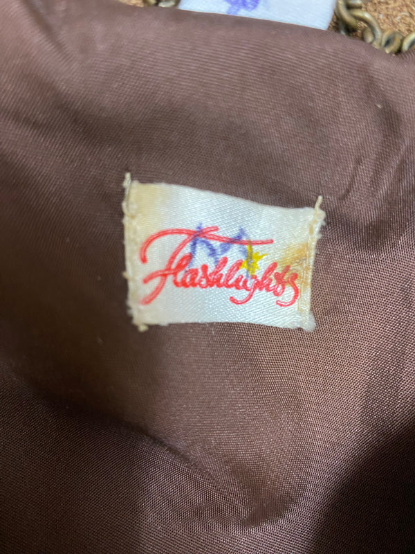 Kurze Vintage Wildlederjacke mit Fransen Damen, Gr. 36 in braun