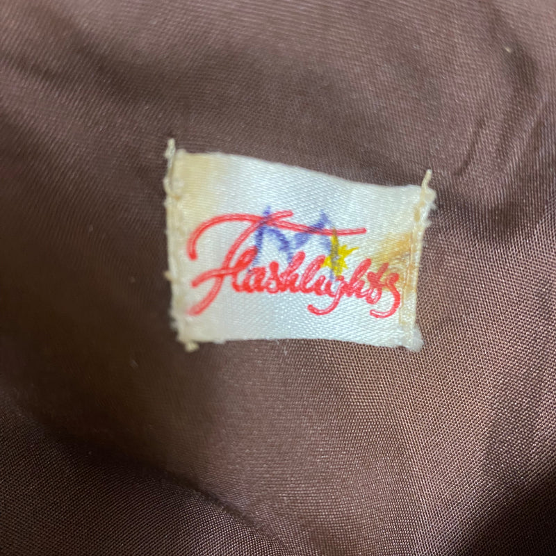 Kurze Vintage Wildlederjacke mit Fransen Damen, Gr. 36 in braun