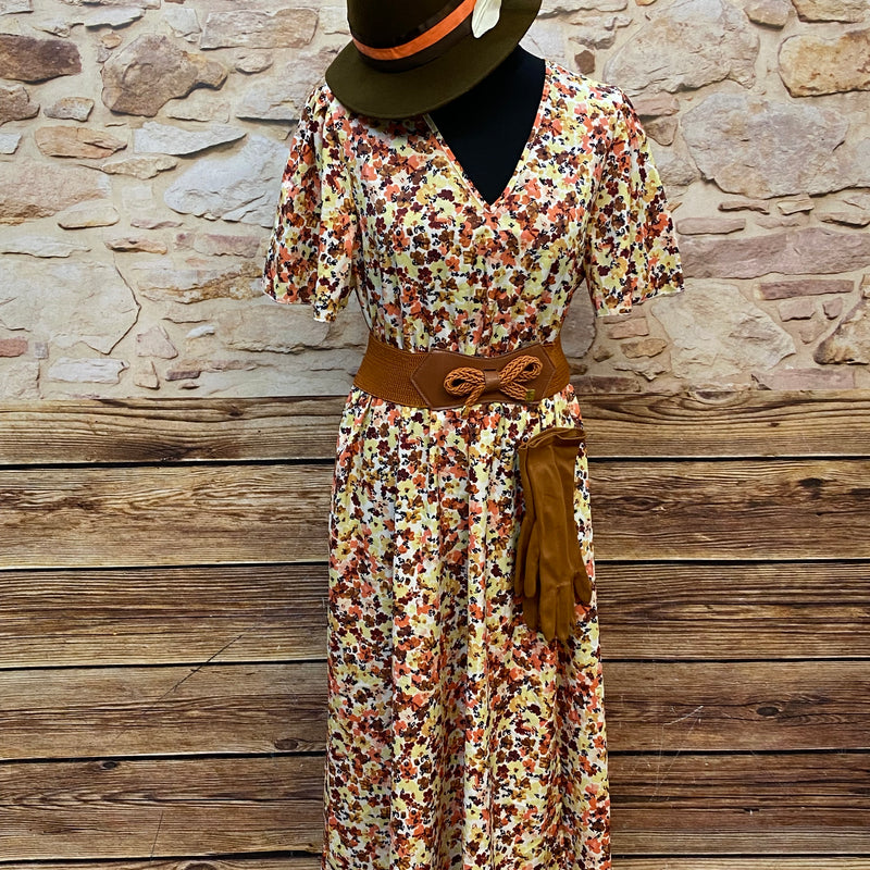 Vintage-Kleid Damen Kostüm 1940er Stil Gr.42