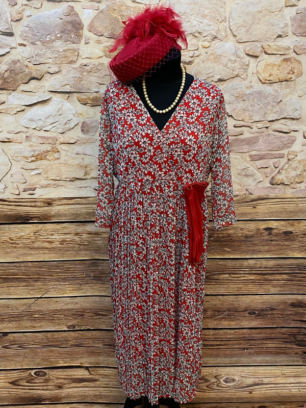 Vintage-Kleid Damen Kostüm 1950er Jahre Gr.42