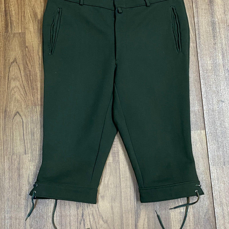 Vintage Kniebundhosen Jagd Wanderhose grün, Gr.52