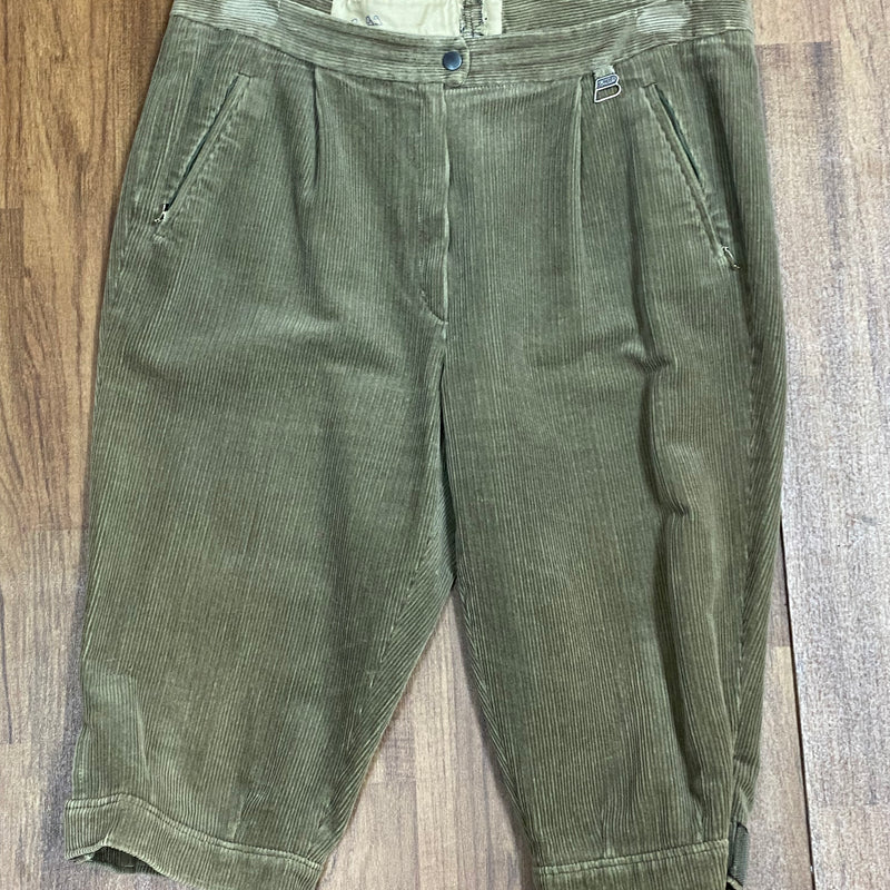 Cordkniebundhose Wanderhose Kniebund grün Bundweite 99cm Uniisex