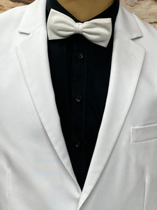 Weißer Anzug 4teilig, Gr.52, Mottoparty Black and White