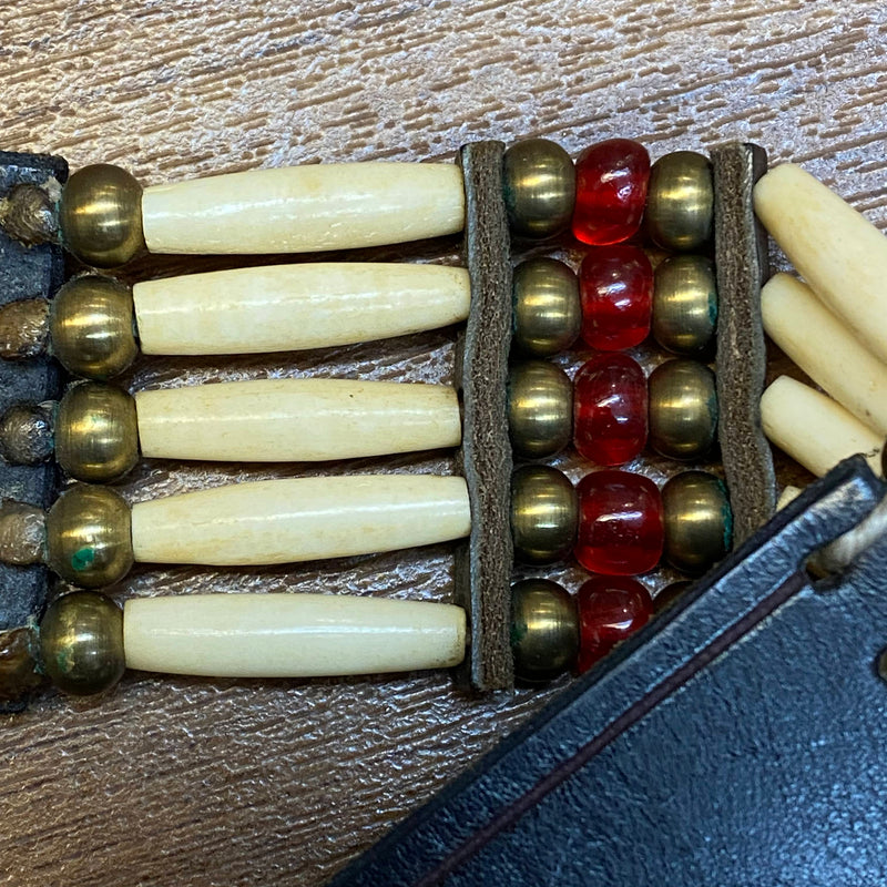 Western Gürtel mit Zierschnalle & Perlendetail – ca. 70–74 cm