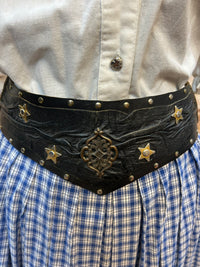 Country Charme in Blau – Komplettes Damen-Outfit Gr. 36