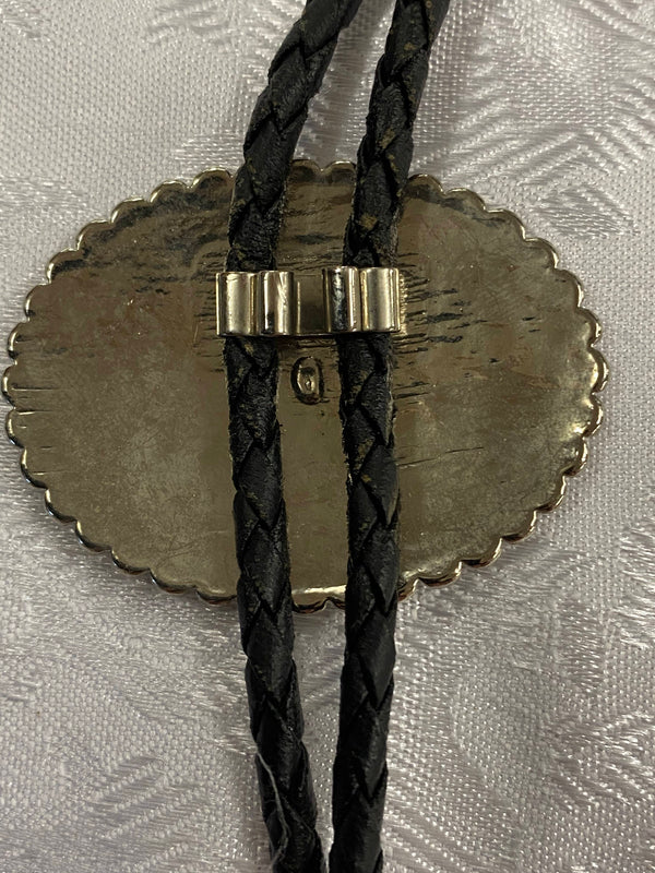 Bolo Tie mit Adler und amerikanischer Flagge