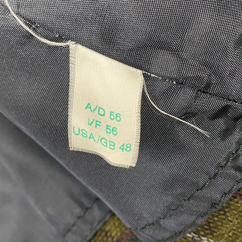 Vintage Wollmantel Herren dunkelblau Gr.56