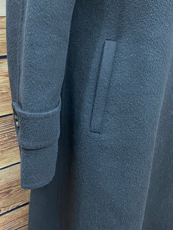 Vintage Wollmantel Mantel Damen in schwarz Gr.46