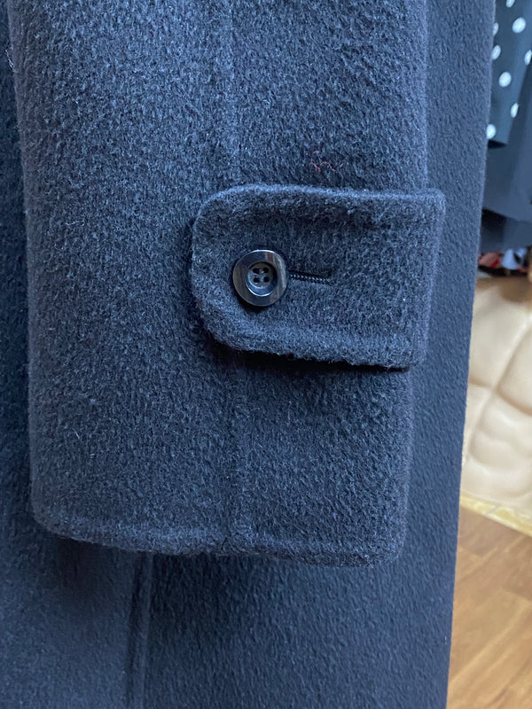 Vintage Wollmantel Mantel Damen in schwarz Gr.46