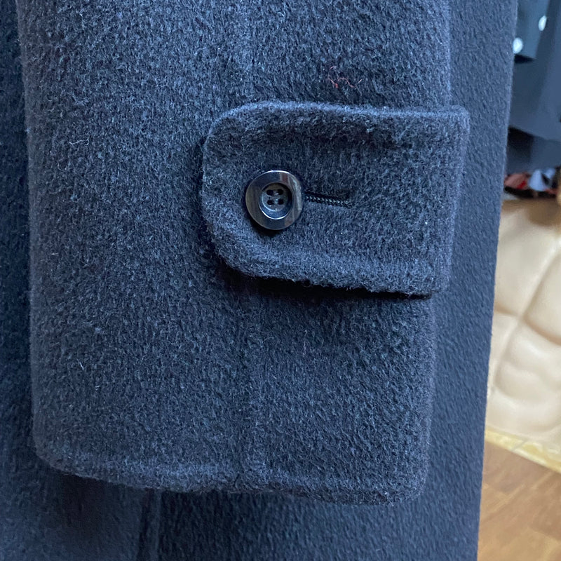 Vintage Wollmantel Mantel Damen in schwarz Gr.46