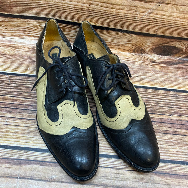 Zweifarbige Herrenschuhe im 20er Jahre-Stil Vintage Gr.42