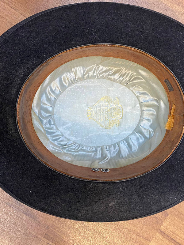 Melonenhut  –  Größe 53 – klassische schwarze Kopfbedeckung