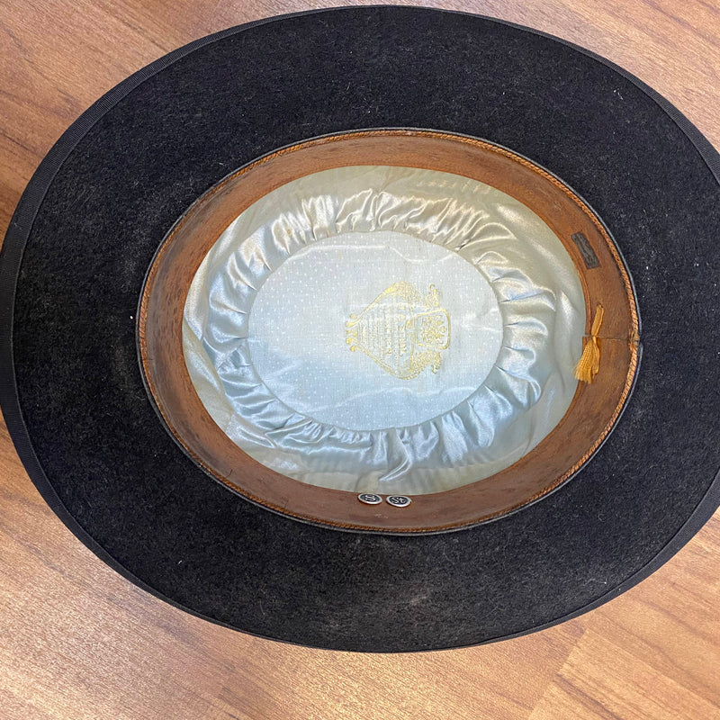 Melonenhut  –  Größe 53 – klassische schwarze Kopfbedeckung